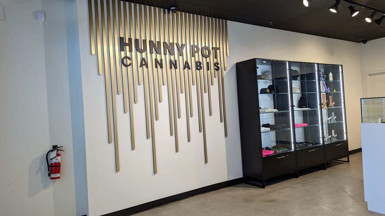 Interior of Hunny Pot Cannabis dispensary